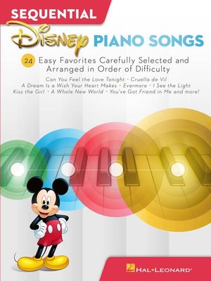 cover image of Sequential Disney Piano Songs